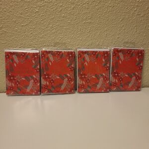 NWT Four 10 pc American Greetings "Merry Christmas" Note Cards With Envelopes